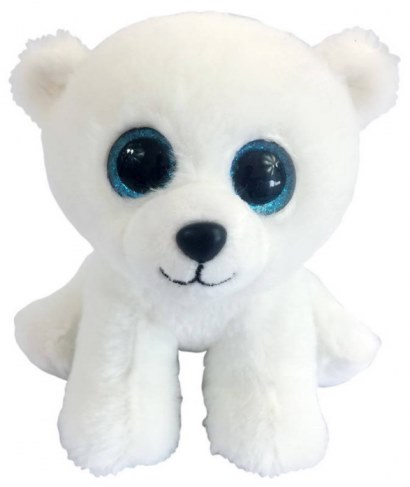 Мягкая игрушка ABtoys Медвежонок полярный белый 15 см M0045
