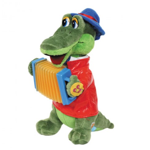 Мягкая игрушка Мульти-Пульти Крокодил Гена с аккордеоном, 24 см V40652-21MS26