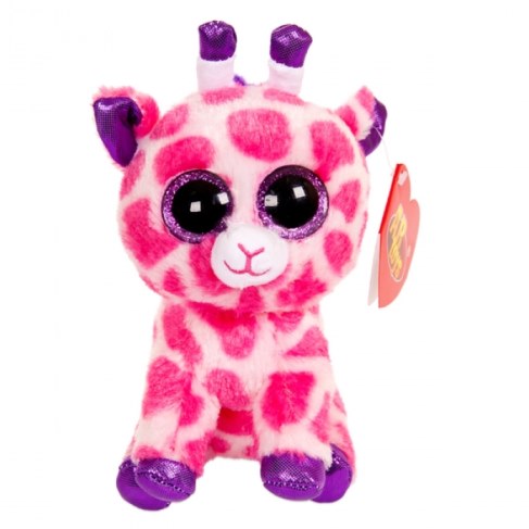 Мягкая игрушка ABtoysM Жираф розовый 15 см M0029