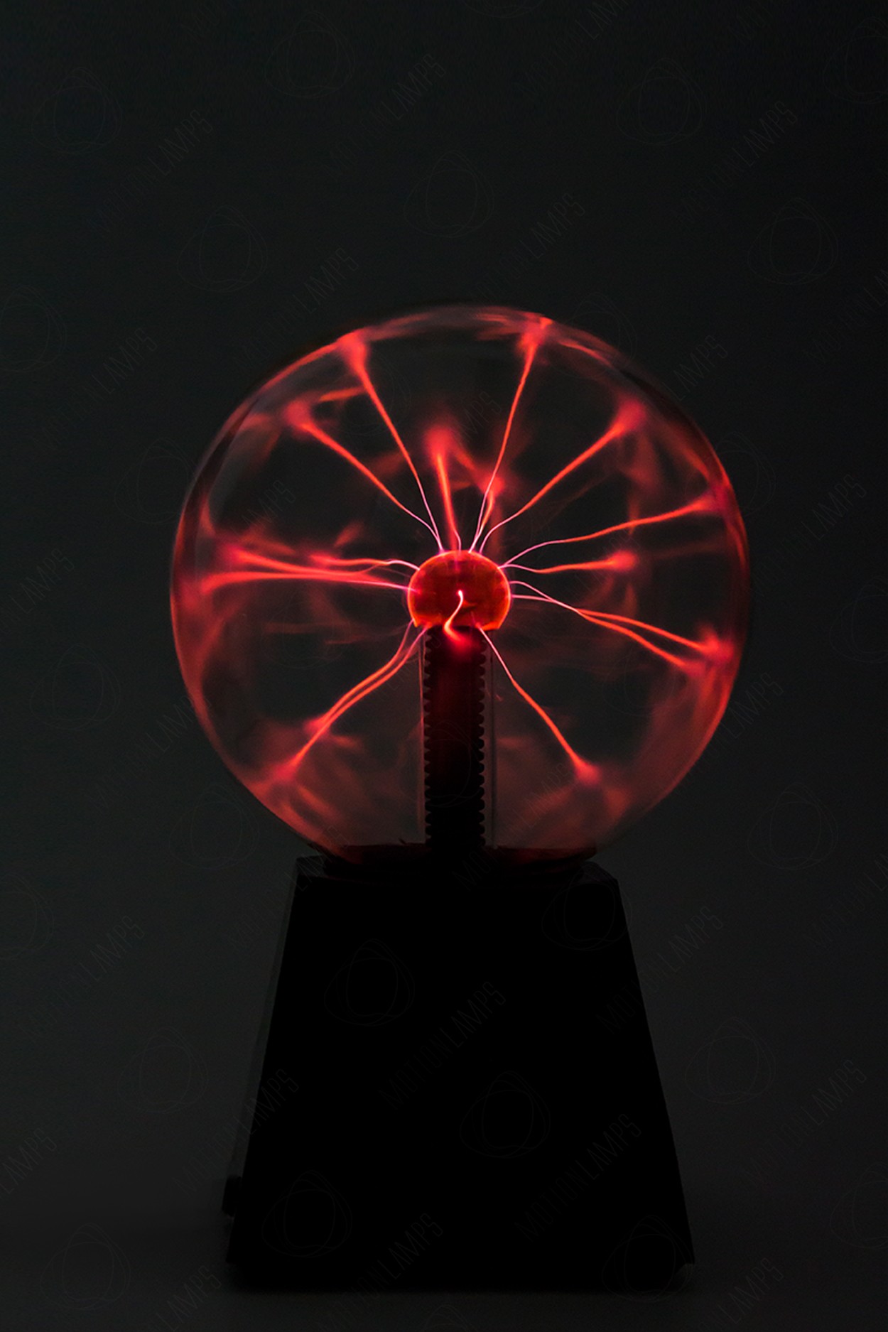 Электрический плазменный шар (D - 15см) Красный в Санкт-Петербурге