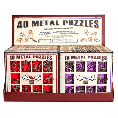 Набор металлических головоломок"Eureka! 3D Puzzle", 16 шт в дисплее в Санкт-Петербурге